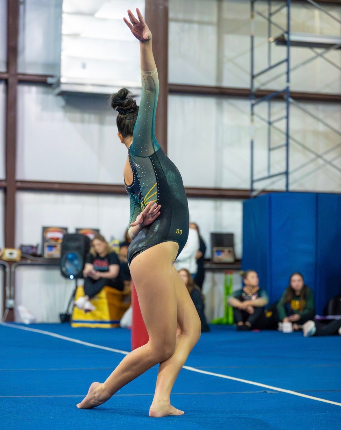Emerson Budde performing on floor